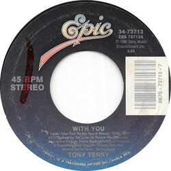 Tony Terry With You / Head Over Heels USED VINYL 7INCH SINGLE