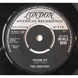The Coasters Poison Ivy / I'm A Hog For You USED VINYL 7INCH 45 RPM SINGLE