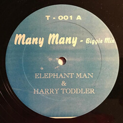 Elephant Man / Harry Toddler Many Many Vinyl 12" USED