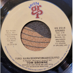 Tom Browne Fungi Mama/Bebopafunkadiscolypso USED VINYL 7INCH 45 RPM SINGLE STEREO
