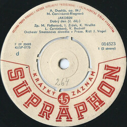 Miloslava Fidlerová / Ivo }ídek / Karel Hruaka / Ludmila ervinková / Václav BednáY Jakobín USED VINYL 7INCH 45 RPM MONO