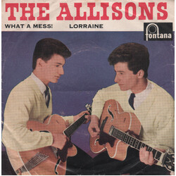 The Allisons What A Mess / Lorraine USED VINYL 7INCH SINGLE 45 RPM