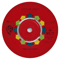 The Routers Let's Go (Pony) Vinyl 7" USED