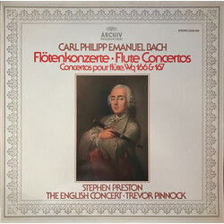 Carl Philipp Emanuel Bach / Stephen Preston / English Concert / Trevor Pinnock Flötenkonzerte • Flute Concertos • Concertos Pour Flûte, Wq 166 & 167 V