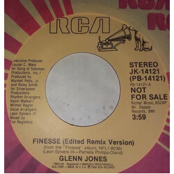 Glenn Jones Finesse USED VINYL 7INCH 45 RPM SINGLE PROMO STEREO