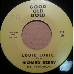 Richard Berry / The Pharaohs (3) Louie Louie / Have Love Will Travel USED VINYL 7INCH 45 RPM REISSUE