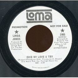 Linda Jones Give My Love A Try / I Can't Stand It USED VINYL 7INCH SINGLE PROMO STYRENE