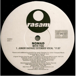 Nomad (3) With You VINYL 12" USED