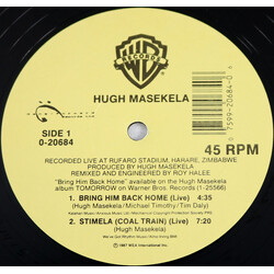 Hugh Masekela Bring Him Back Home / Stimela (Coal Train) VINYL 12" USED