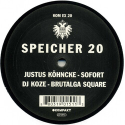 Justus Köhncke / DJ Koze Speicher 20 USED VINYL 12INCH 33 S RPM 45 RPM