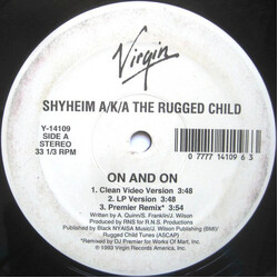 Shyheim / The Rugged Child On And On VINYL 12" USED