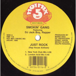 Smokin' Gang / DJ Jack Boy, Rapper Just Rock (Rap House Anthem) USED VINYL 12INCH 33 S RPM