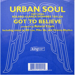 Urban Soul / Roland Clark / Shawnee Taylor Got To Believe USED VINYL 12INCH 33 S RPM