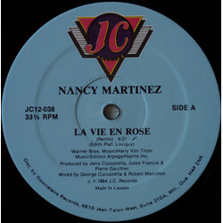 Nancy Martinez La Vie En Rose USED VINYL 12INCH 33 S RPM