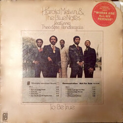 Harold Melvin And The Blue Notes / Teddy Pendergrass To Be True Vinyl LP USED