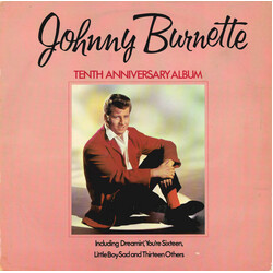 Johnny Burnette Tenth Anniversary Album Vinyl LP USED