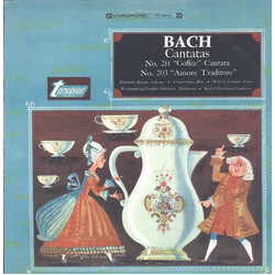 Johann Sebastian Bach Cantatas No. 211 "Coffee" Cantata / No. 203 "Amore Traditore" Vinyl LP USED