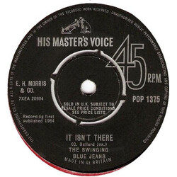 The Swinging Blue Jeans It Isn't There USED VINYL 7INCH 45 RPM SINGLE