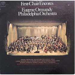 Eugene Ormandy / The Philadelphia Orchestra First-Chair Encores, Volume 1: Showpieces For Philadelphia's First-Chair Virtuosos Vinyl LP USED