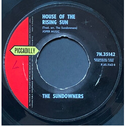The Sundowners (3) House Of The Rising Sun USED VINYL 7INCH 45 RPM SINGLE