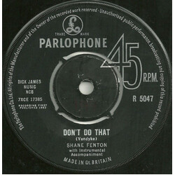 Shane Fenton Don't Do That USED VINYL 7INCH 45 RPM SINGLE