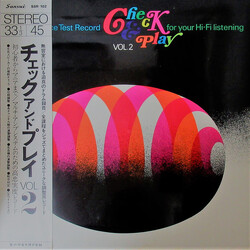 Various Check & Play Vol.2 = チェック・アンド・プレイ Vol.2 Vinyl LP USED