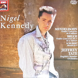 Nigel Kennedy / Felix Mendelssohn-Bartholdy / Max Bruch / Franz Schubert / Jeffrey Tate / English Chamber Orchestra Violin Concertos Vinyl LP USED