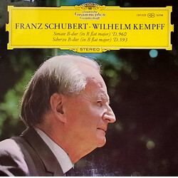 Franz Schubert / Wilhelm Kempff Sonate B-dur D.960 / Scherzo B-dur D. 593 Vinyl LP USED