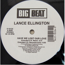 Lance Ellington Have We Lost Our Love USED VINYL 12INCH