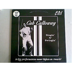 Cab Calloway Singin' N' Swingin' Vinyl LP USED