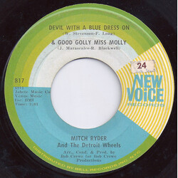 Mitch Ryder & The Detroit Wheels Devil With A Blue Dress On & Good Golly Miss Molly / I Had It Made USED VINYL 7INCH 45 RPM SINGLE