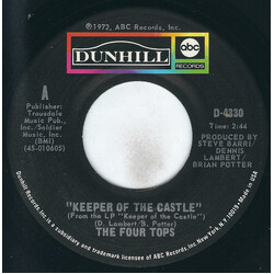 Four Tops Keeper Of The Castle / Jubilee With Soul USED VINYL 7INCH 45 RPM SINGLE