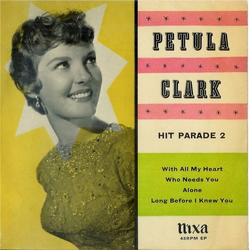 Petula Clark Petula Clark Hit Parade 2 Vinyl 7" USED