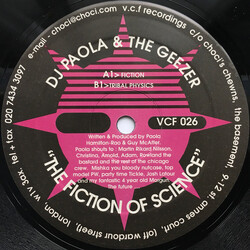 DJ Paola / Geezer The Fiction Of Science USED VINYL 12INCH 45 RPM