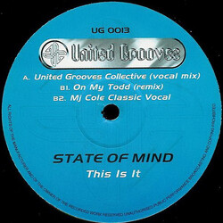 State Of Mind This Is It VINYL 12" USED