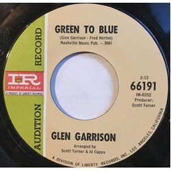 Glen Garrison Green To Blue / You Can't Win 'Em All USED VINYL 7INCH 45 RPM SINGLE PROMO