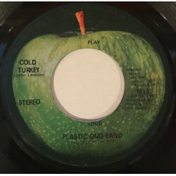 The Plastic Ono Band Cold Turkey / Don't Worry Kyoko (Mummy's Only Looking For A Hand In The Snow) USED VINYL 7INCH SINGLE STEREO 45 RPM