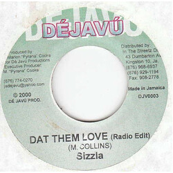Sizzla Dat Them Love USED VINYL 7INCH 45 RPM