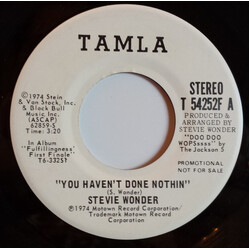 Stevie Wonder You Haven't Done Nothin' USED VINYL 7INCH 45 RPM PROMO STEREO MONO