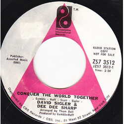 David Sigler (3) / Dee Dee Sharp Conquer The World Together / We Got A Good Thing Going USED VINYL 7INCH 45 RPM SINGLE PROMO