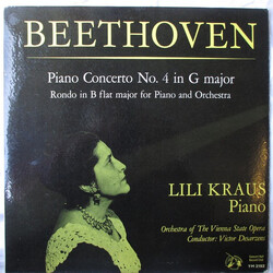 Ludwig Van Beethoven / Lili Kraus / Orchester Der Wiener Staatsoper / Victor Desarzens Piano Concerto No. 4 In G Major / Rondo In B Flat Major For Pia