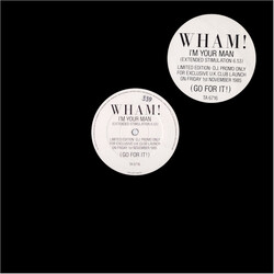 Wham! I'm Your Man USED VINYL 12INCH 45 RPM SINGLE SIDED PROMO LIMITED EDITION