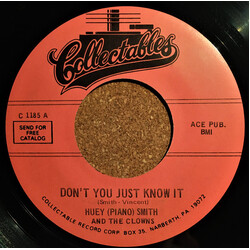 Huey "Piano" Smith & His Clowns Don't You Just Know It / High Blood Pressure USED VINYL 7INCH 45 RPM SINGLE REISSUE