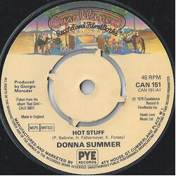 Donna Summer Hot Stuff USED VINYL 7INCH SINGLE 45 RPM