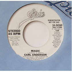 Carl Anderson Magic USED VINYL 7INCH 45 RPM SINGLE PROMO STEREO
