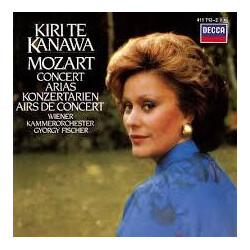 Kiri Te Kanawa / Wiener Kammerorchester / György Fischer Mozart Concert Arias Vinyl LP USED