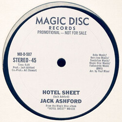 Jack Ashford Hotel Sheet VINYL 12" USED