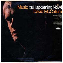 David McCallum Music - It's Happening Now! Vinyl LP USED