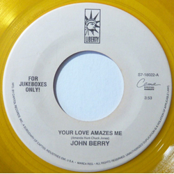 John Berry (8) Your Love Amazes Me / What's In It For Me Vinyl 7" USED