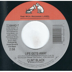 Clint Black Life Gets Away USED VINYL 7INCH 45 RPM SINGLE